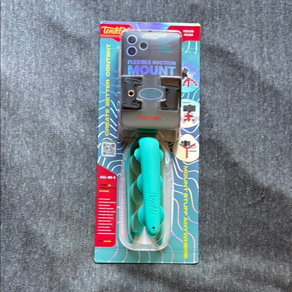 Tenikle Blue Phone Holster Clip Secure Grip